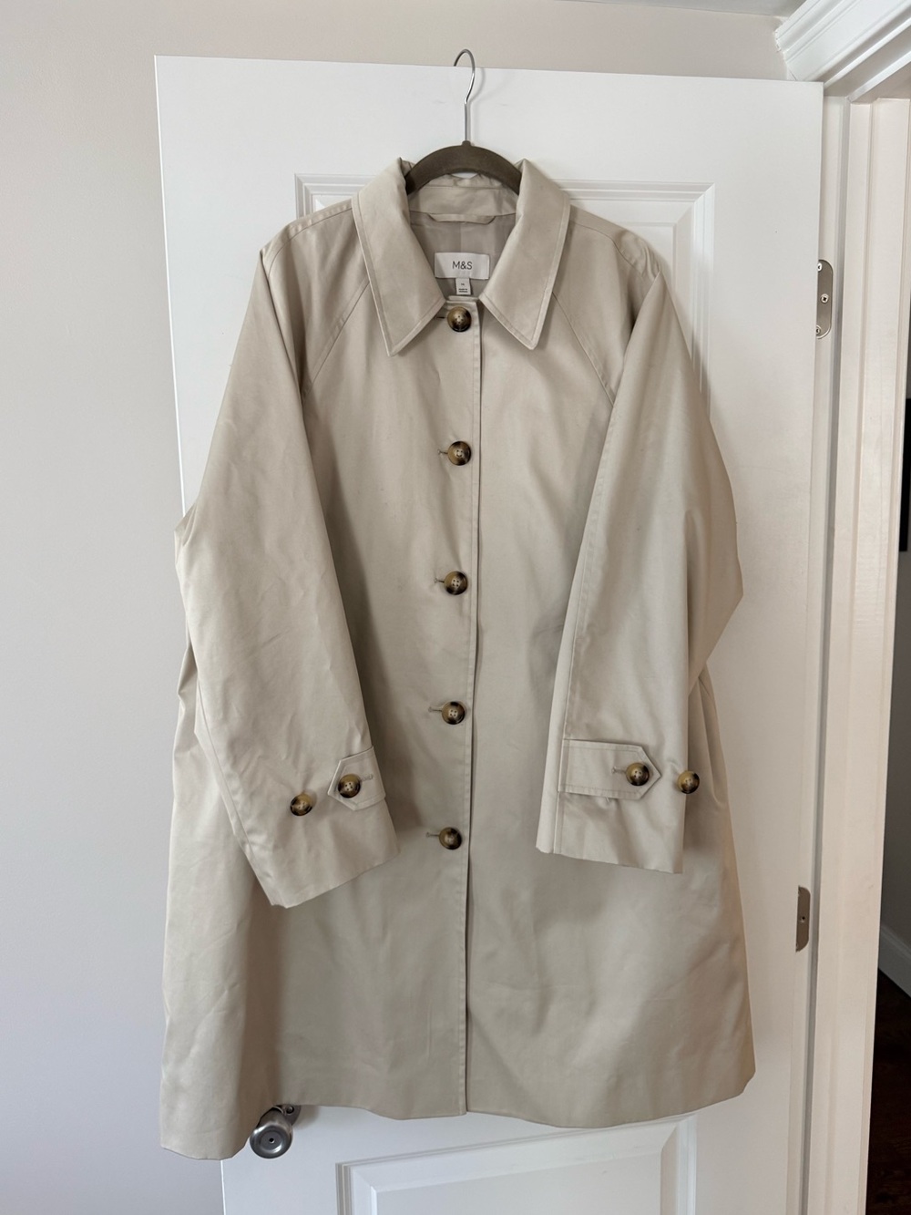 Marks & Spencer Women's Classic Beige Car Coat